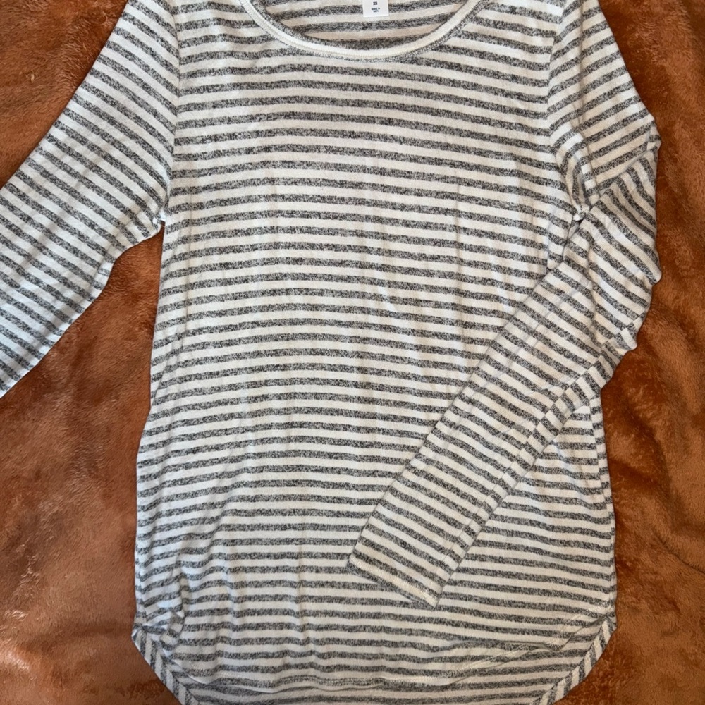 Striped Long Sleeve Top